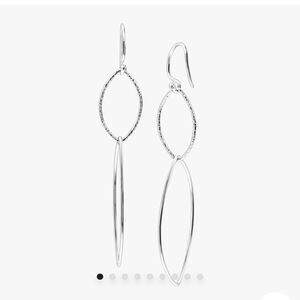 Silpada Silver Oval Drop Earrings